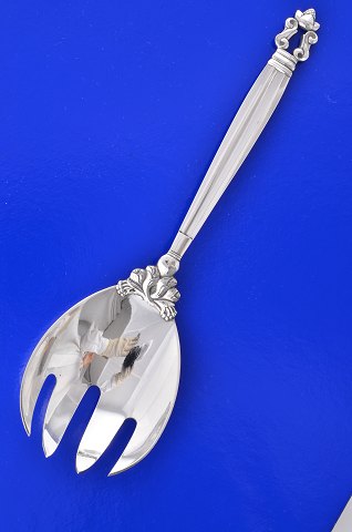 Acorn Georg Jensen  silver cutlery  Serving fork 114
