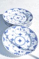 Royal Copenhagen Blue fluted full lace Old plates 1087
