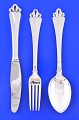 H.C. Andersen silver cutlery for 1 person