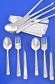 Georg Jensen silver Margrethe dinner cutlery for 6 persons