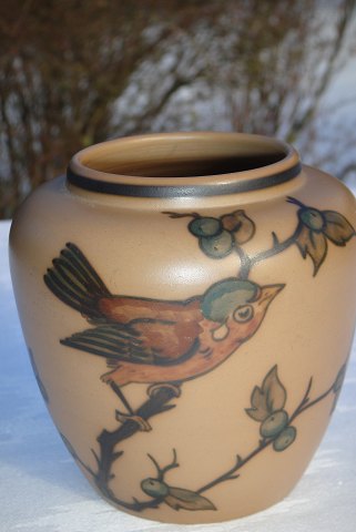 L. Hjorth keramik Lille vase