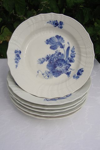 Kongelig Blå Blomst svejfet  Frokost-tallerken 1624