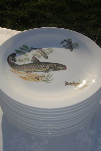 Fiske-tallerkener fra Rörstrand