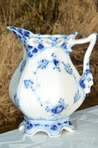 Royal Copenhagen  Blue fluted full lace Cream jug 1031