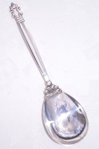 Georg Jensen silver cutlery Acorn Serving spoon 113