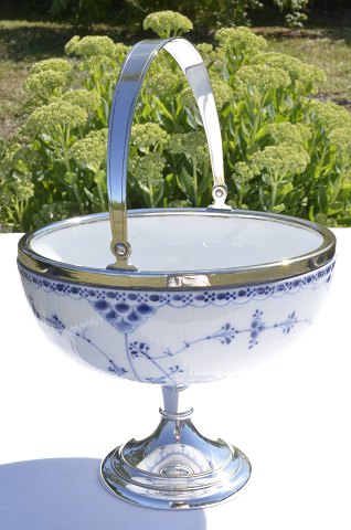 Royal Copenhagen Blue fluted  Rare Strawberry Bowl