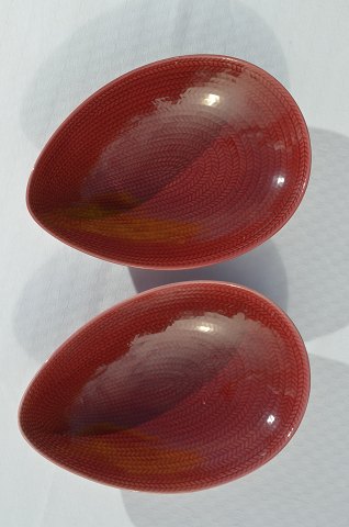 Rörstrand Blue Fire Bowl with red glaze, Sold