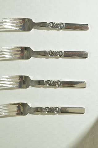 Georg Jensen silver Cutlery Scroll Fruit fork

