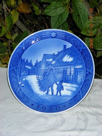 Royal Copenhagen Christmas plate from 1980