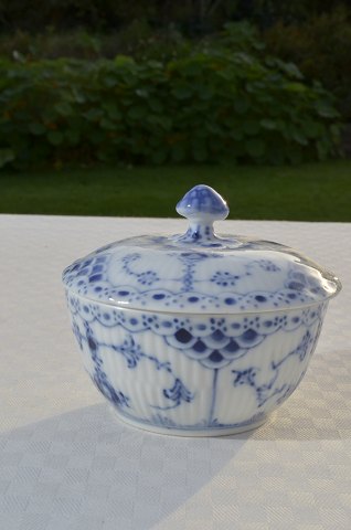 Royal Copenhagen  Blue fluted half lace Sugar Bowl 657