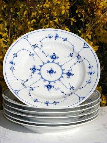 Royal Copenhagen  Blue fluted plain Cake plate 181