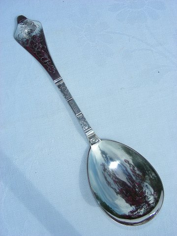 Danish silver cutlery, Antik serving spoon