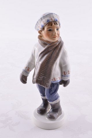 Dahl Jensen Figur 1064 Junge in Winterkleidung