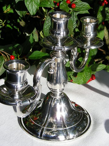 Danish silver  Candlesticks, Sold