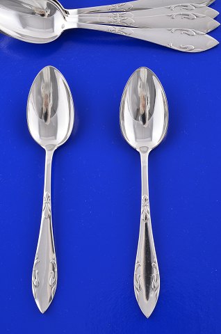 Danish silver cutlery  Delt lilje  Dessert  spoon