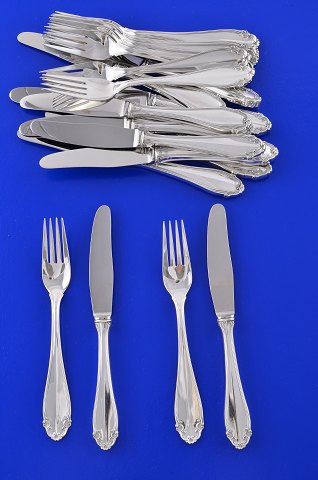 Elisabeth silver cutlery Dinner set for 12 persons