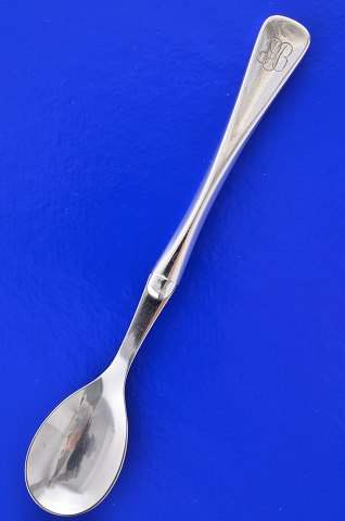 Patricia silver cutlery Egg spoon with momogram