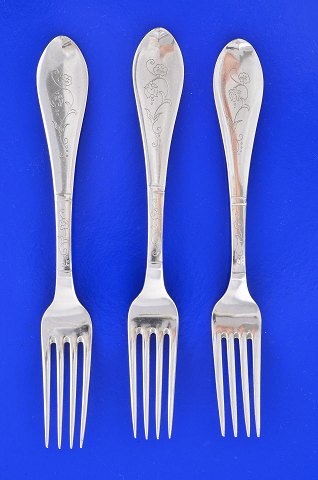Wedellesborg silver cutlery Dinner fork