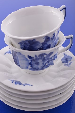 Royal Copenhagen Blaue Blume eckig Tee Tassen 8500