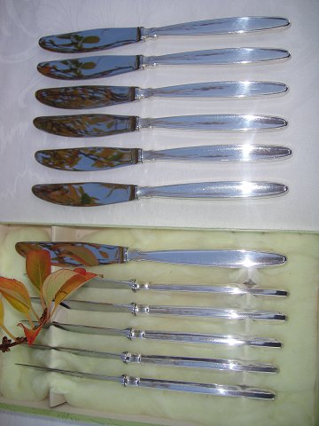 Pia sølvpletbestik 12 middagsknive