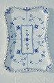 Royal Copenhagen  Blue fluted full lace, Tray 1195