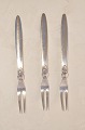 Cactus Georg Jensen silver flatware Cold cut forks
