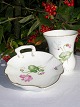 Bing & Groendahl porcelain. Vase and dish