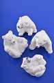 Royal Copenhagen Figurine four Polar bear  cubs