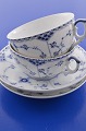 Royal copenhagen  Blue fluted half lace Rare tea cups 524