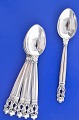 Georg Jensen Acorn silver cutlery Coffee  spoons 034