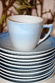 Bing & Grøndahl Blå Tone Kaffesæt med gennemskåret bort