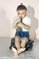 Dahl Jensen figurine 1218 Boy with trumpet