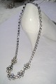 necklace with crystal stones